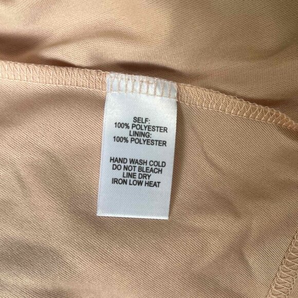 Lulus Bridesmaids Dress Maxi Open Back Lace up Blush Pink Peach Small - Picture 9 of 10